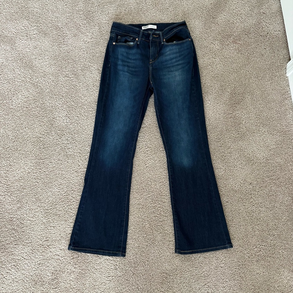 Signature by Levi Strauss Dark Indigo Flare Jeans